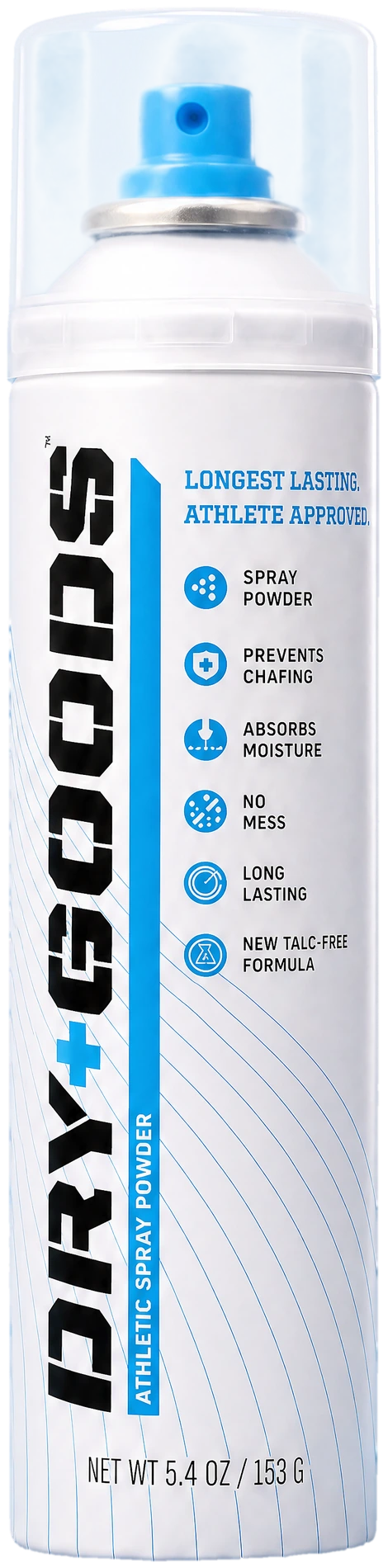 Dry Goods Athletic Spray Powder can